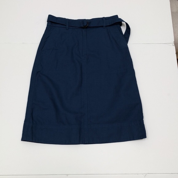 Aritzia/Babaton cotton/linen skirt - fabric made in Japan - blue - size 4 - Picture 5 of 10